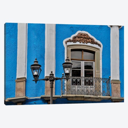 Guanajuato in Central Mexico. Old colonial building with balcony Canvas Print #DGU80} by Darrell Gulin Canvas Art Print