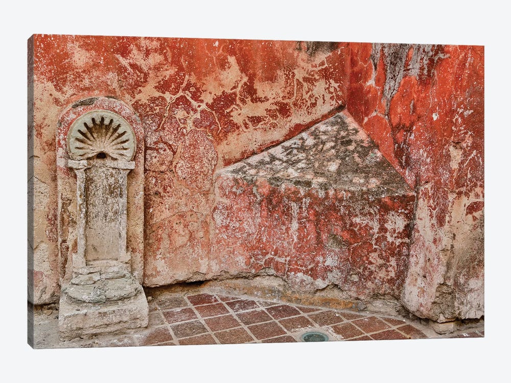 Guanajuato in Central Mexico. Old fountain by Darrell Gulin 1-piece Canvas Print