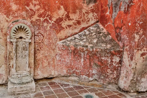 Guanajuato in Central Mexico. Old fountain