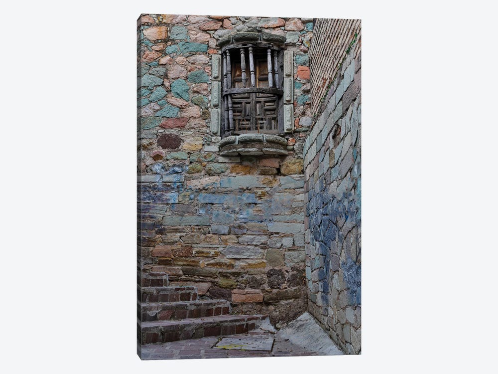 Guanajuato in Central Mexico. Small alley with stairs by Darrell Gulin 1-piece Canvas Art Print