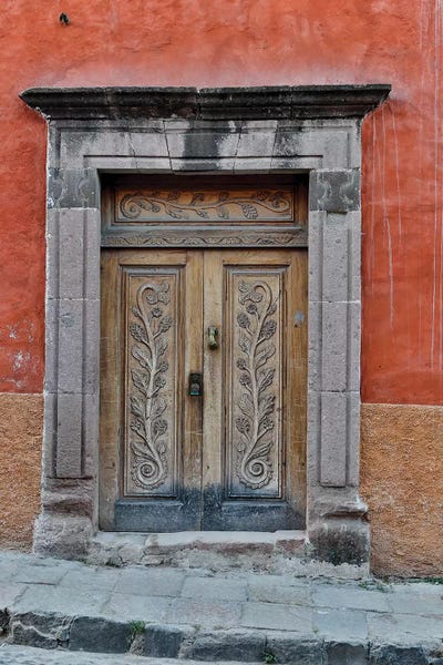 Colorful buildings and doorways II, San Miguel De Allende, Mexico.