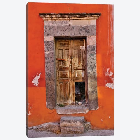 San Miguel De Allende, Mexico. Colorful buildings and doorways Canvas Print #DGU86} by Darrell Gulin Canvas Artwork