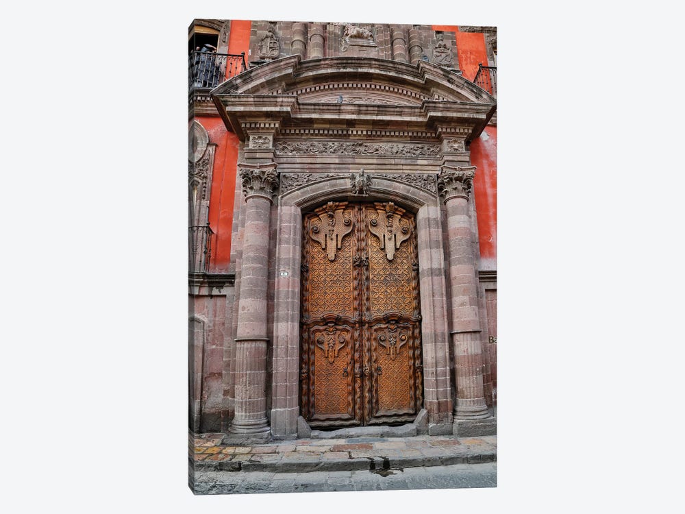 San Miguel De Allende, Mexico. Colorful buildings and doorways by Darrell Gulin 1-piece Art Print