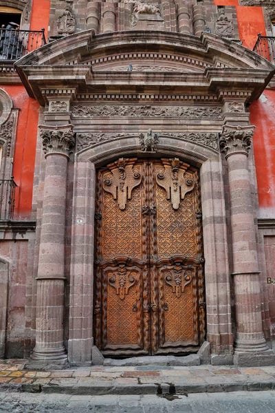 Colorful buildings and doorways I, San Miguel De Allende, Mexico.