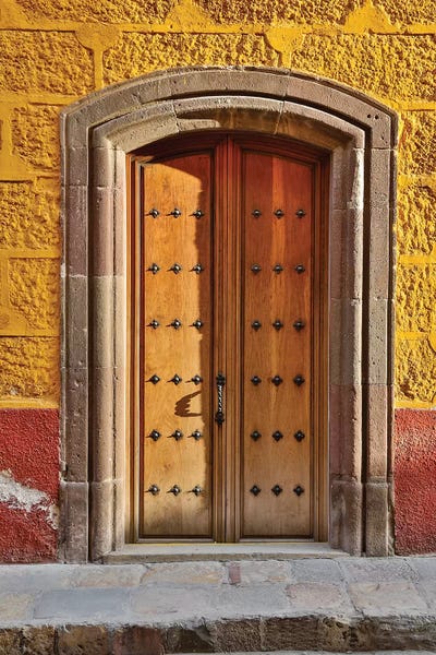 Doors: Colorful buildings and doorways III, San Miguel De Allende, Mexico. by Darrell Gulin