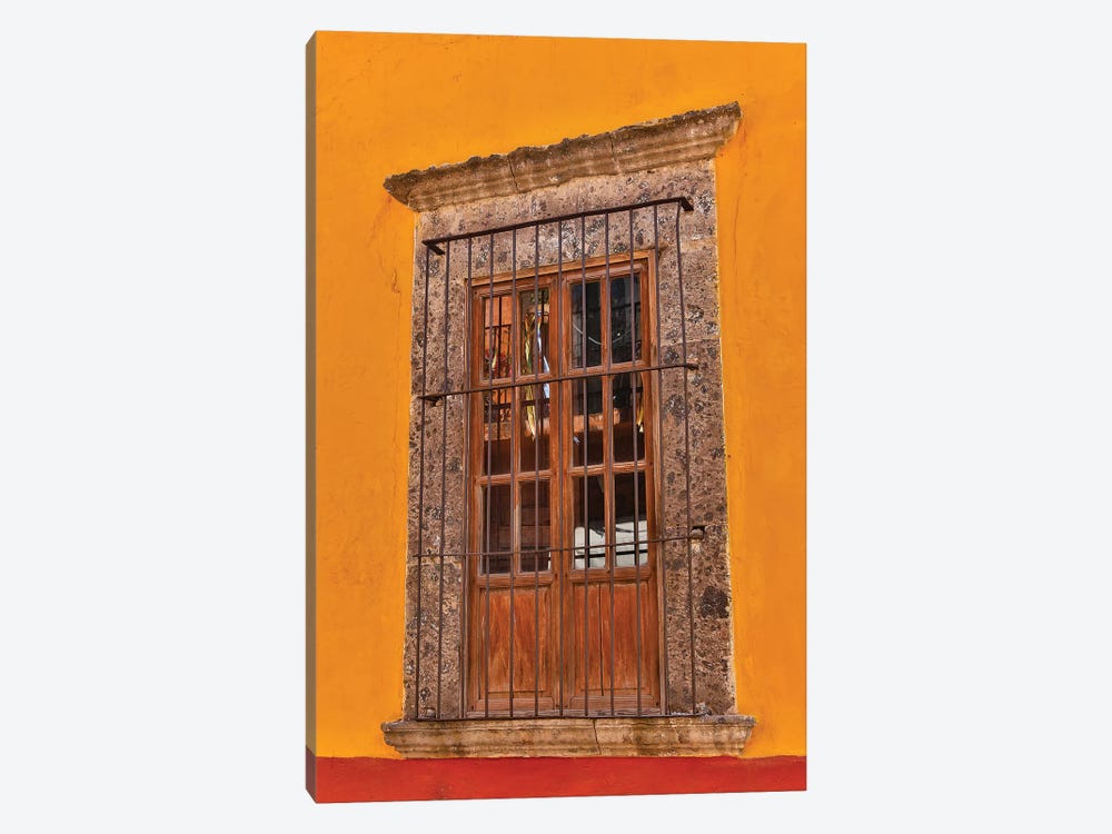 San Miguel De Allende, Mexico. Colorful buildings and windows by Darrell Gulin 1-piece Art Print
