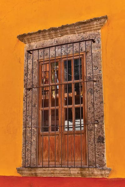 Colorful buildings and windows I, San Miguel De Allende, Mexico.