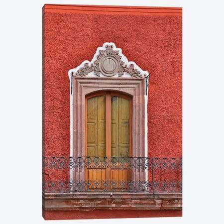 San Miguel De Allende, Mexico. Colorful buildings and windows Canvas Print #DGU91} by Darrell Gulin Canvas Artwork