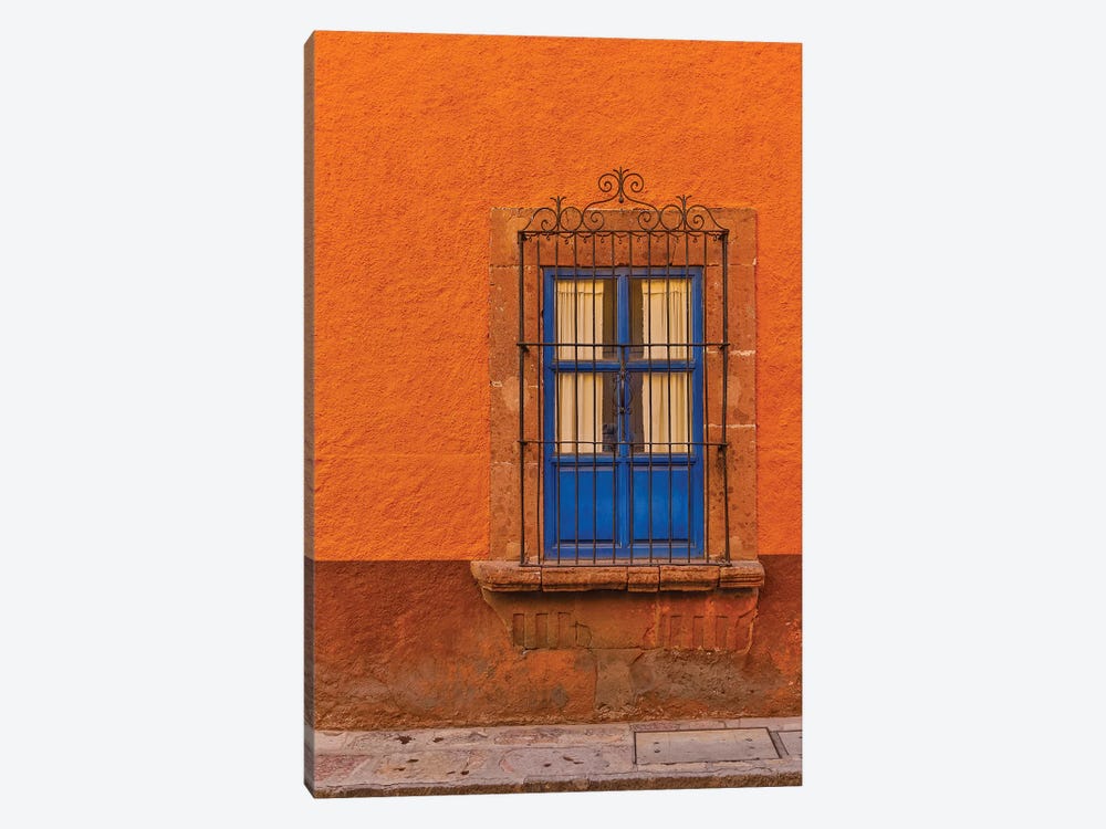 San Miguel De Allende, Mexico. Colorful buildings and windows by Darrell Gulin 1-piece Canvas Art Print