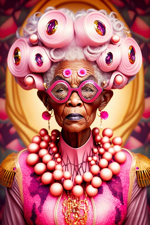 Afrofuturist Grandma - Mushrooms