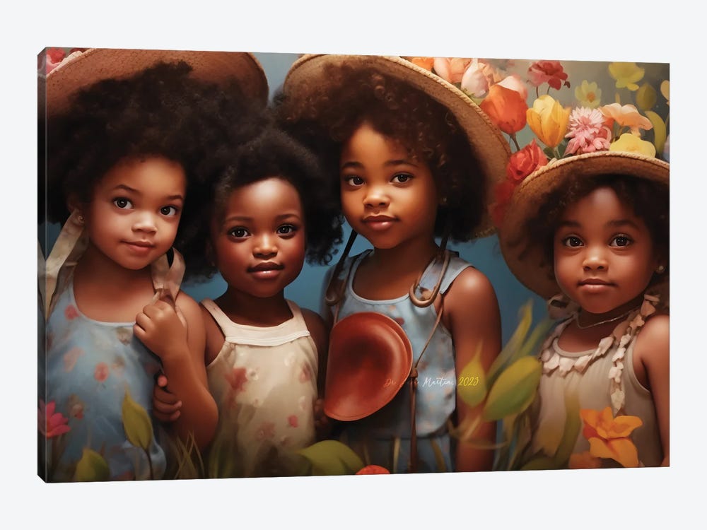 Little Women by Digital Wild Art 1-piece Canvas Wall Art