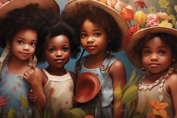 Santa Fe: Little Women by Digital Wild Art