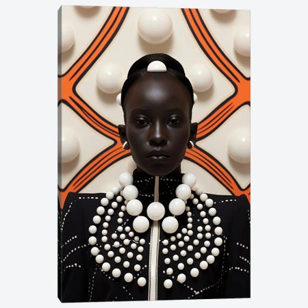 African High Fashion III Canvas Print #DGW119} by Digital Wild Art Canvas Print