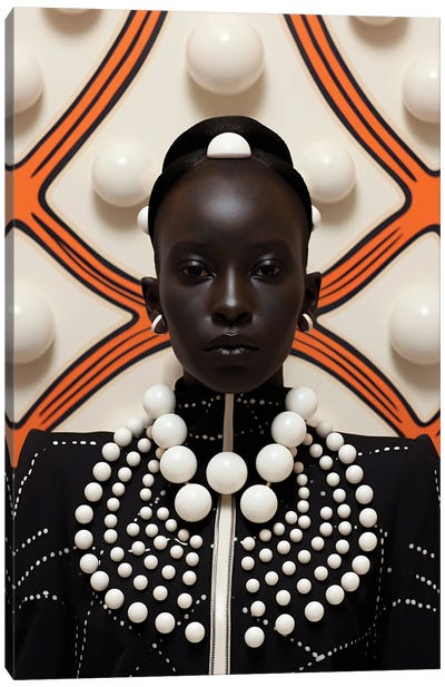 African High Fashion III Canvas Art Print - Digital Wild Art