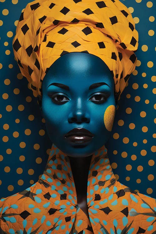 African High Fashion V by Digital Wild Art wall art