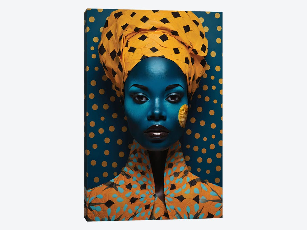 African High Fashion V by Digital Wild Art 1-piece Canvas Art