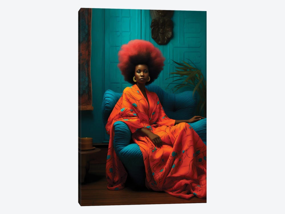 African High Fashion IX by Digital Wild Art 1-piece Canvas Art