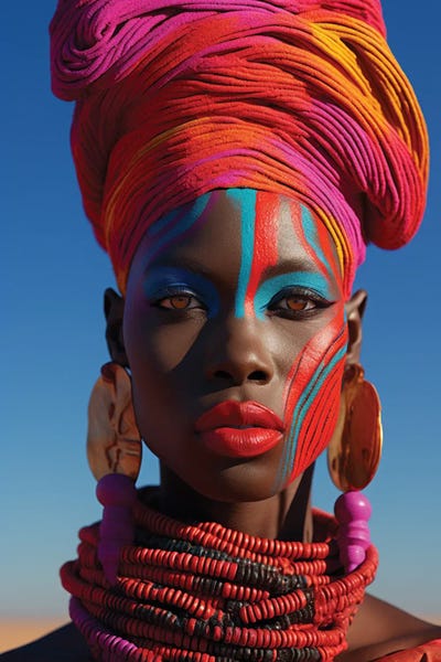 High Fashion - X by Digital Wild Art canvas print