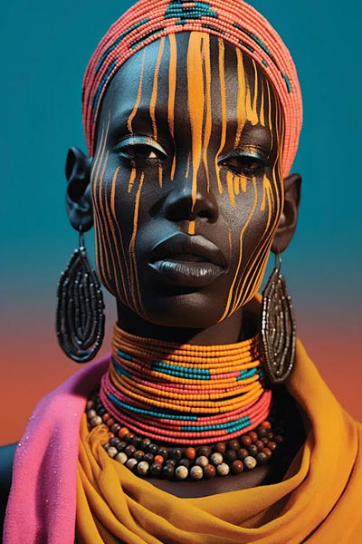 High Fashion - XI by Digital Wild Art canvas print