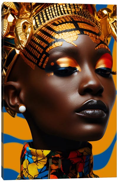 African Couture II Canvas Art Print - Digital Wild Art