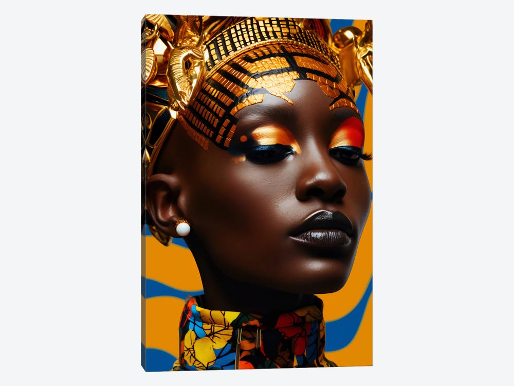 African Couture II by Digital Wild Art 1-piece Canvas Art Print