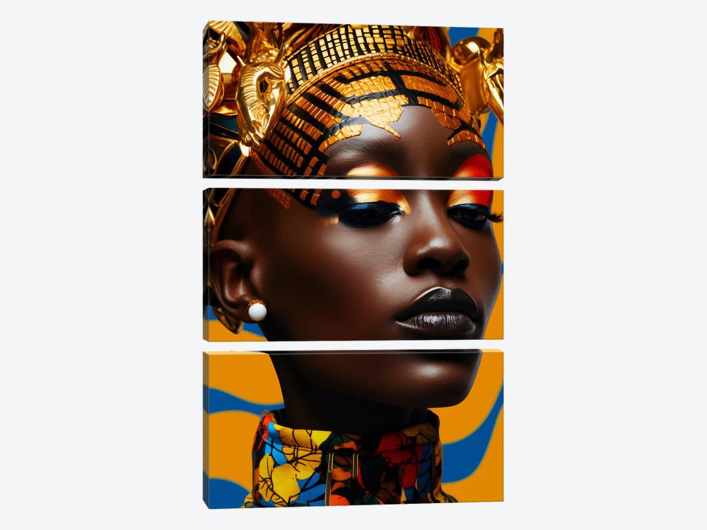 African Couture II by Digital Wild Art 3-piece Art Print