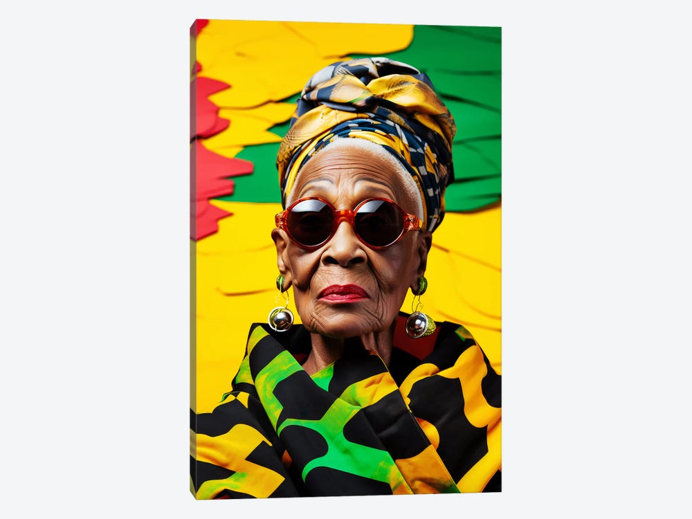 African Caribbean Queen I by Digital Wild Art 1-piece Canvas Art