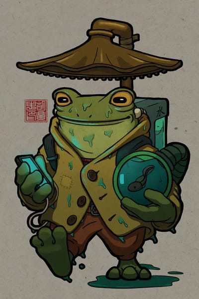 The Sprog And His Brog by Dingzhong Hu multi panel art