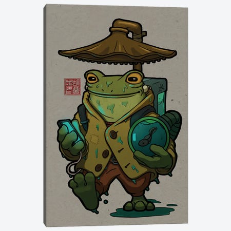 The Sprog And His Brog Canvas Print #DGZ11} by Dingzhong Hu Art Print