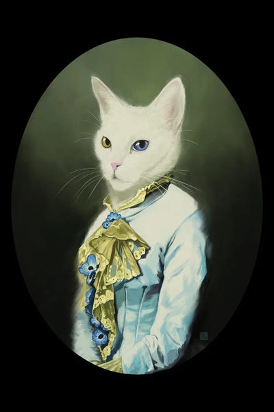 Dingzhong Hu: Lady Kitten by Dingzhong Hu