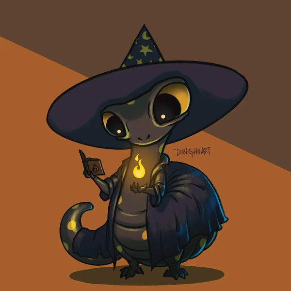 Dingzhong Hu: Wizard Salamander by Dingzhong Hu
