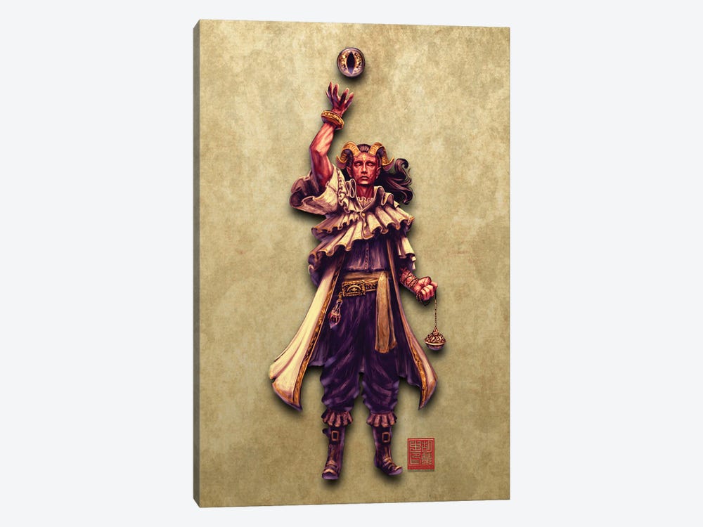 Divination Wizard by Dingzhong Hu 1-piece Canvas Wall Art