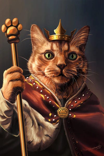 Orange Cats: King Xerox by Dingzhong Hu