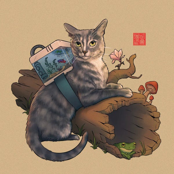 Frogs: Adventure Cat by Dingzhong Hu