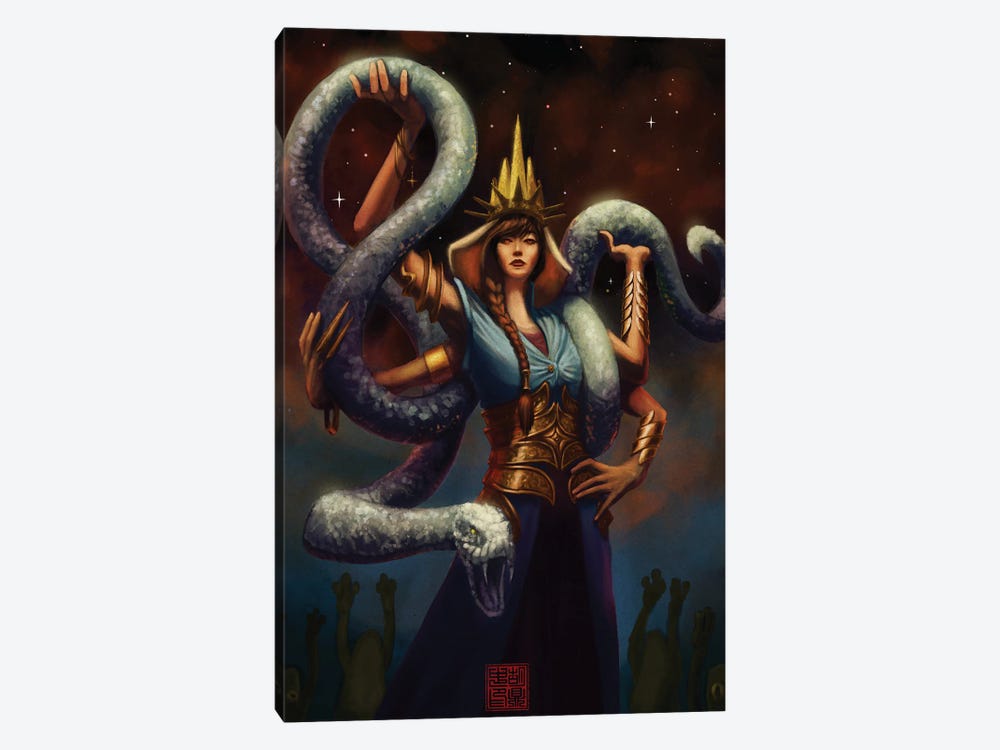 The Serpent Queen by Dingzhong Hu 1-piece Art Print
