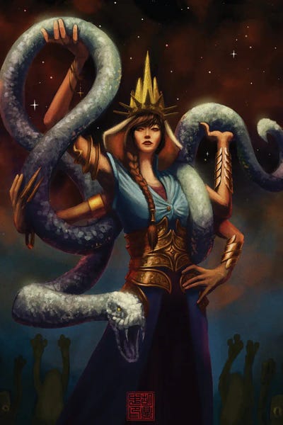 Dingzhong Hu: The Serpent Queen by Dingzhong Hu