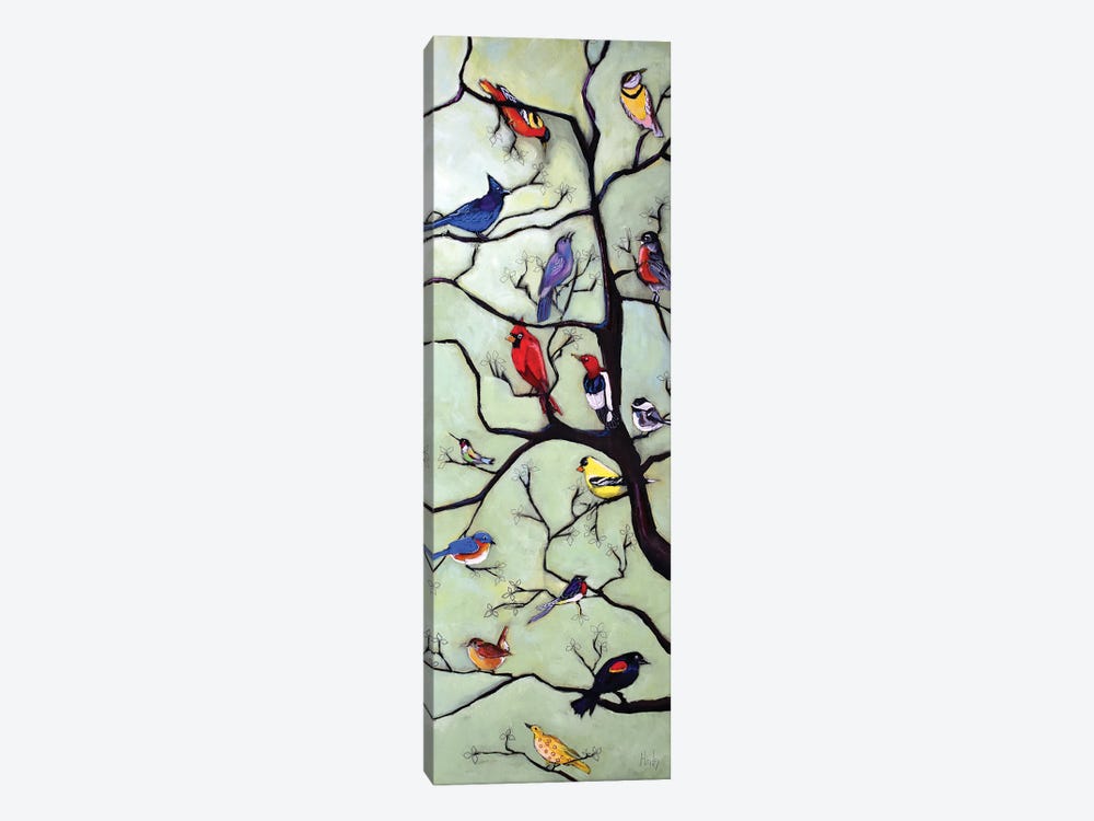 Birds In The Tree by David Hinds 1-piece Canvas Art
