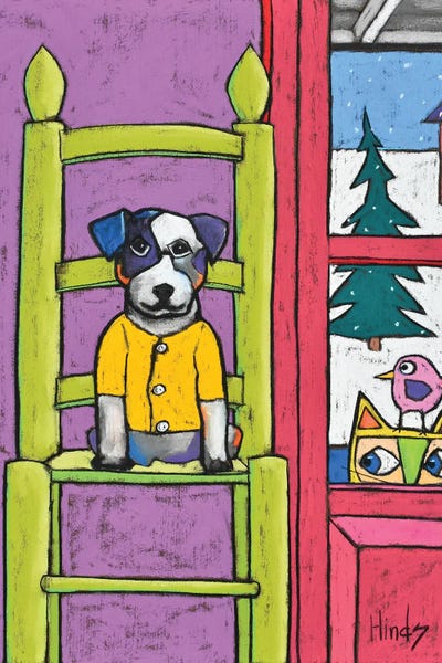 David Hinds: Dog In The Chair by David Hinds