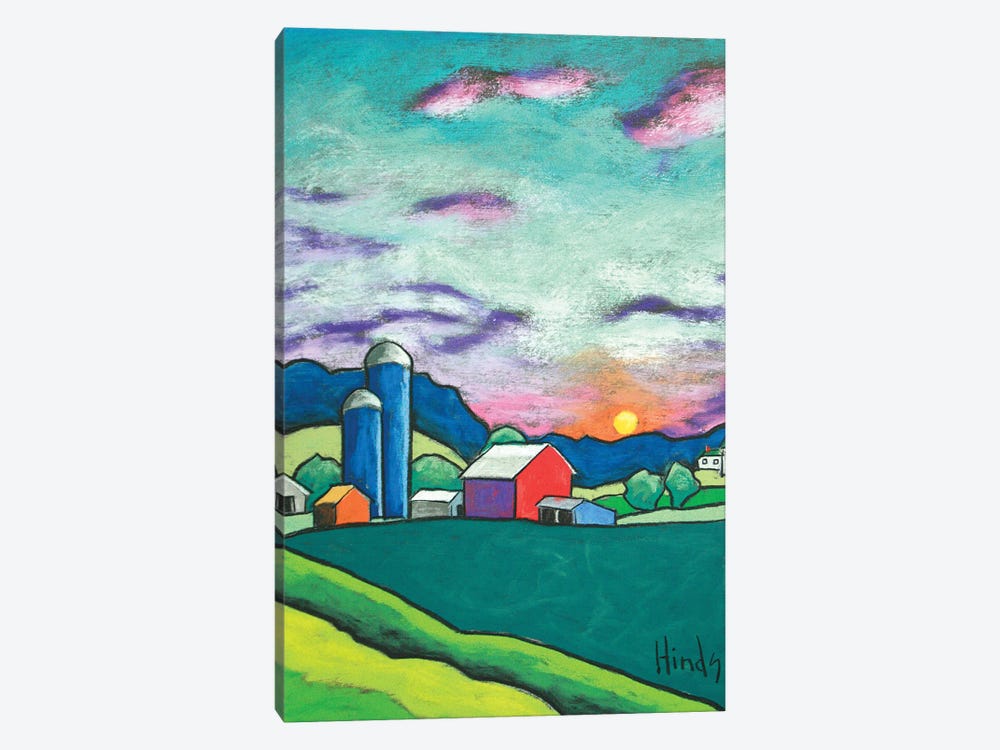 Farmscape by David Hinds 1-piece Canvas Artwork
