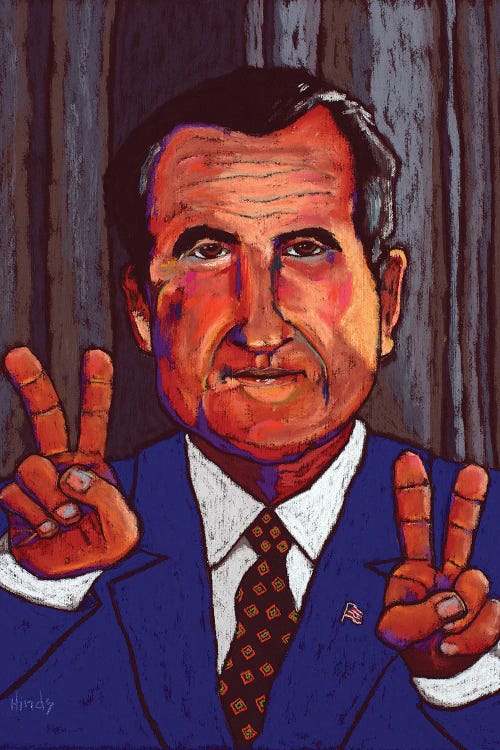 Tricky Dick by David Hinds wall art