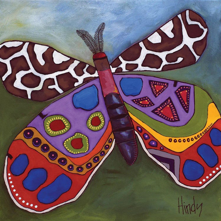 Groovy Butterfly by David Hinds wall art
