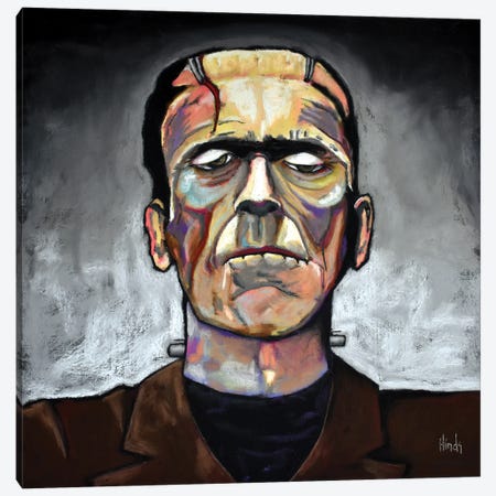 Frankenstein Canvas Print #DHD11} by David Hinds Art Print