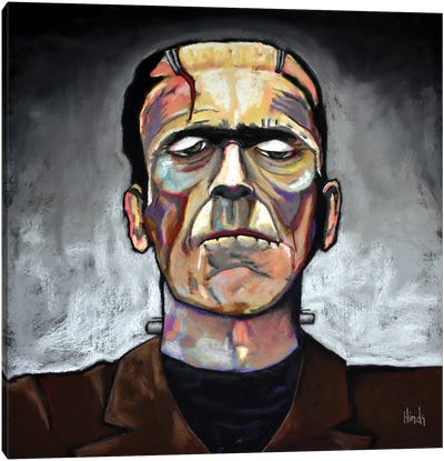Frankenstein Canvas Art Print - David Hinds