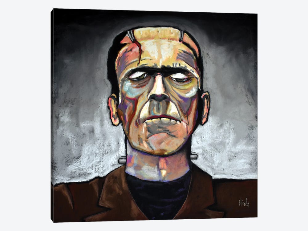 Frankenstein by David Hinds 1-piece Canvas Art Print