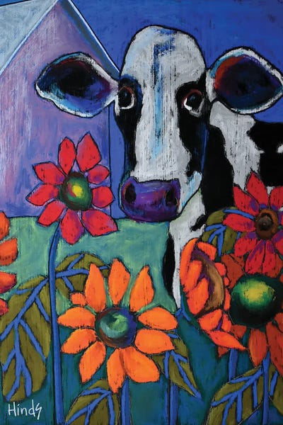 In The Flowers by David Hinds canvas print