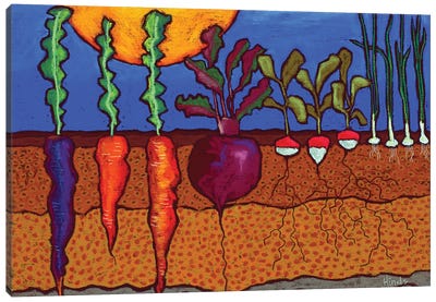 In The Ground Canvas Art Print - Carrot Art