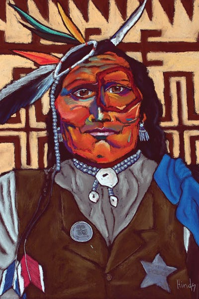 Indigenous & Native American Culture: Iron White Man by David Hinds