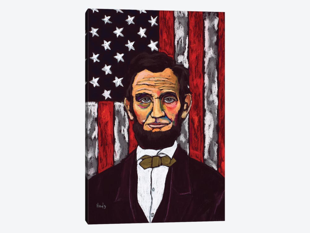Lincoln's Flag by David Hinds 1-piece Canvas Artwork