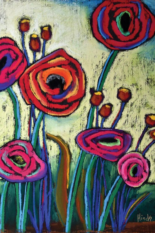 Poppies by David Hinds wall art