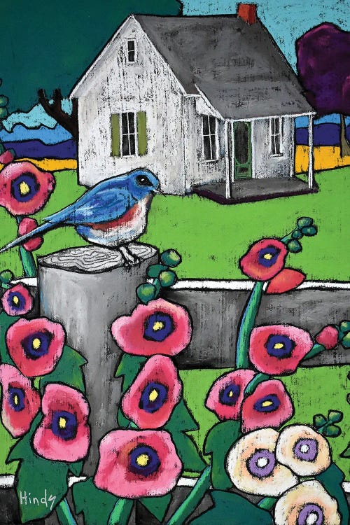 Mr Bluebird by David Hinds wall art